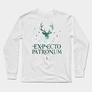 Harry Potter Tribute - Expecto Patronum - HP - Books & Cleverness - Hary Poter Potter Harry Wizard tribute Long Sleeve T-Shirt